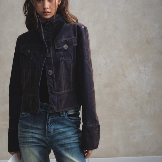 CTheMoon 데님 코트