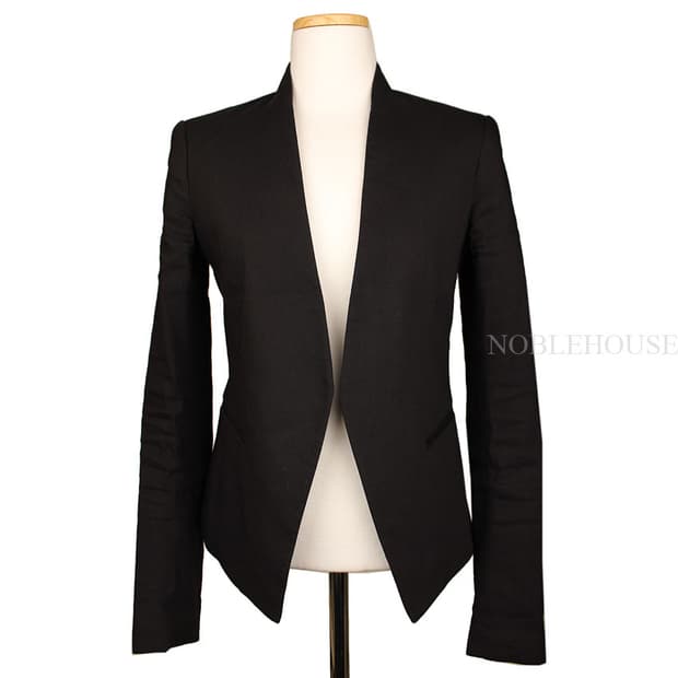 띠어리 블랙 린넨 자켓(2)