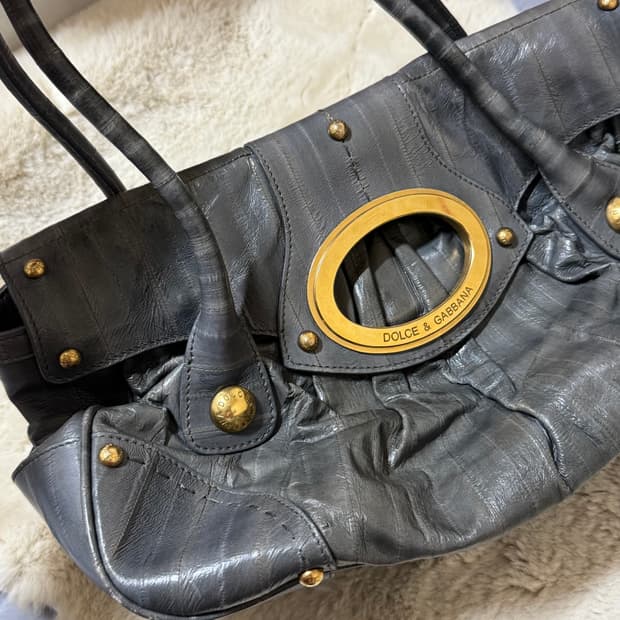 돌체앤가바나 eel leather bag