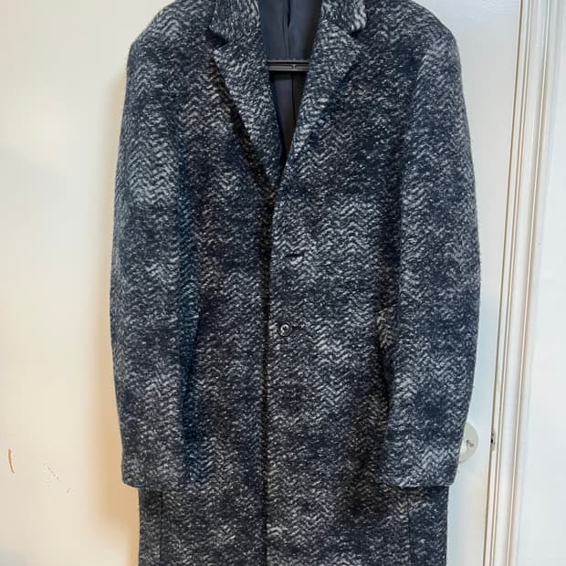 DKNY 헤링본 코트 95~100 (US 38 사이즈)