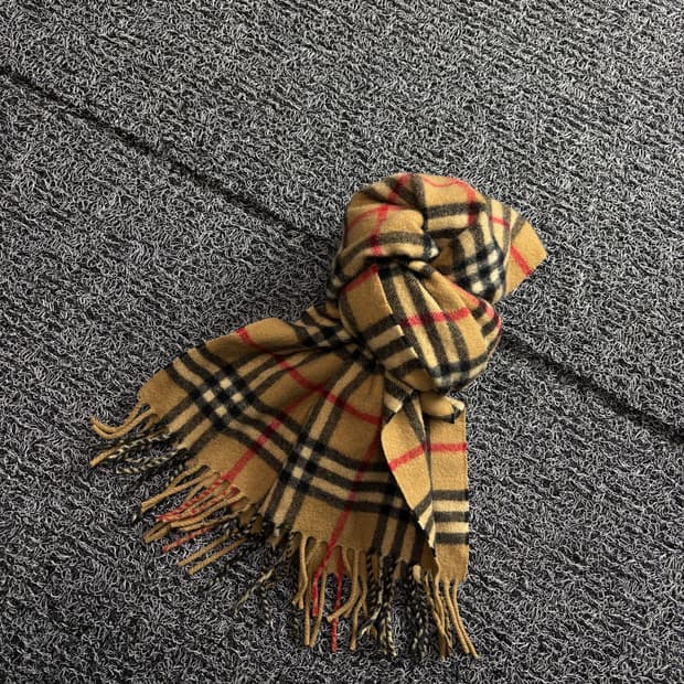 버버리 아카이브 램스울 아카이브 머플러 3100