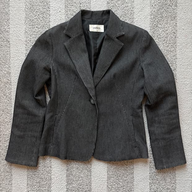 빈티지 스트라이프 자켓