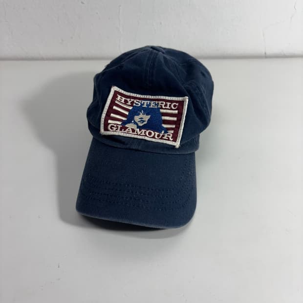 OS 히스테릭글래머 네이비 면 볼캡