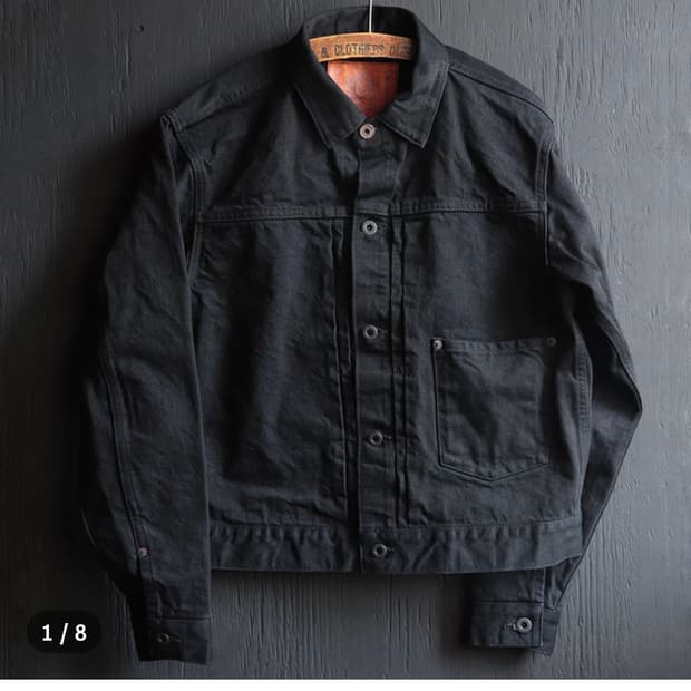 블랙사인 블랙데님자켓 팝니다.