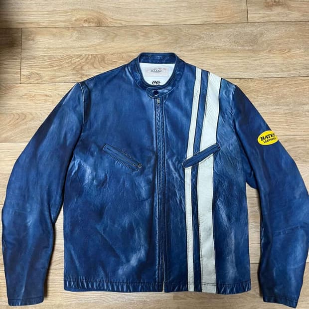 준야와타나베x베르베르진x베이츠레더 자켓 인디고