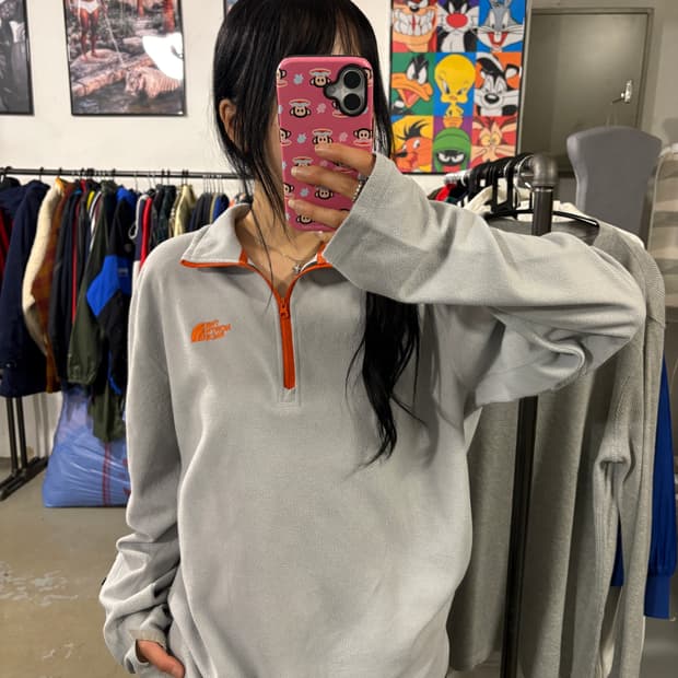 노스페이스 반집업