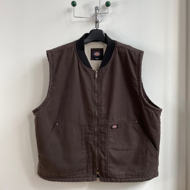 디키즈 덕 캔버스 워크 조끼