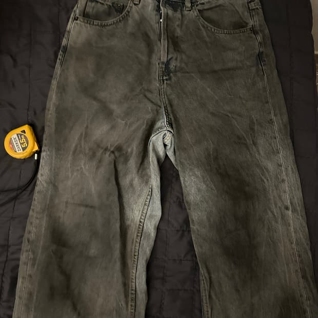 ZARA 말지 아티저널 그 바지 맛 데님