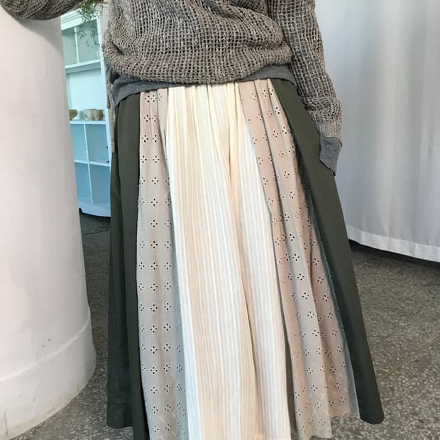 모리걸 레이어드 스커트