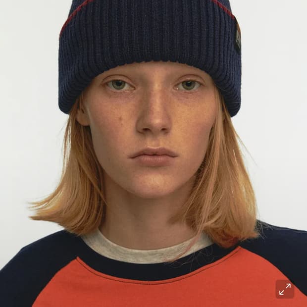 [Teket] 테켓 postcard 비니 네이비(새상품)