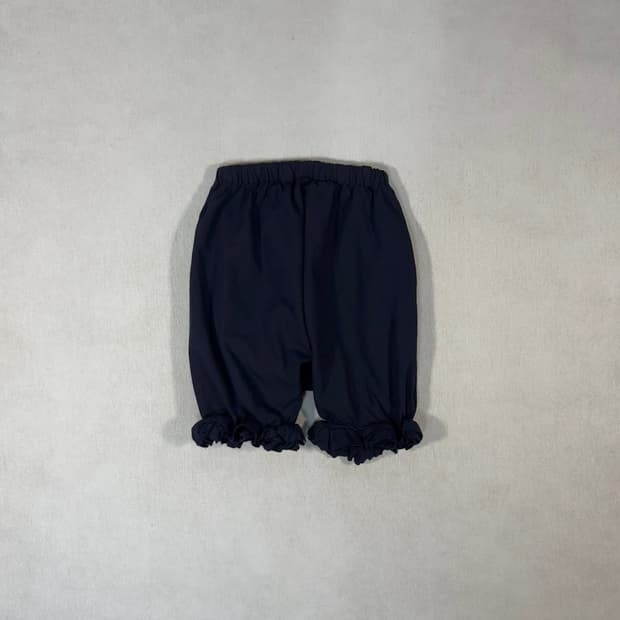 Ruffle Dark Navy Pants Shorts