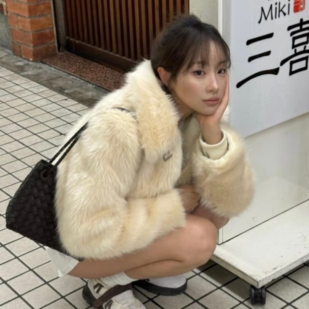 글로니 리반 퍼 자켓