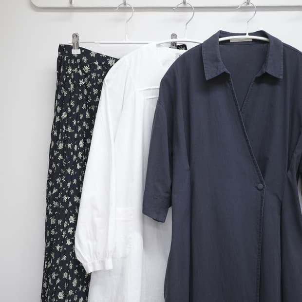 차콜  셔츠 원피스