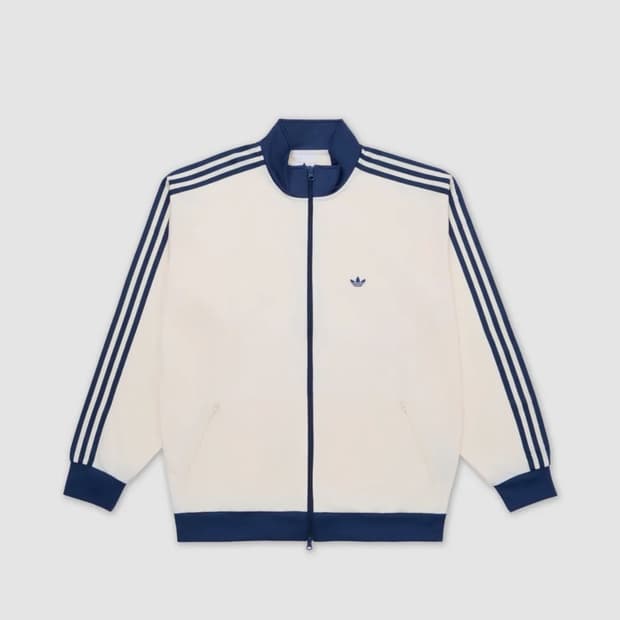 아디다스 bb트랙탑 크림 M사이즈