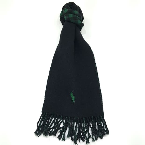 MX376 [Made in Italy] 폴로 양면 블랙 & 그린 버팔로