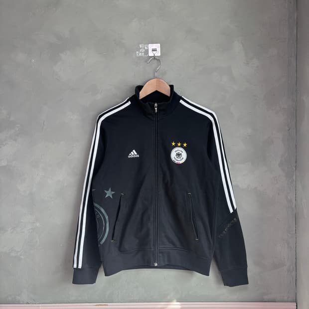 아디다스 독일 져지 트랙탑 블랙