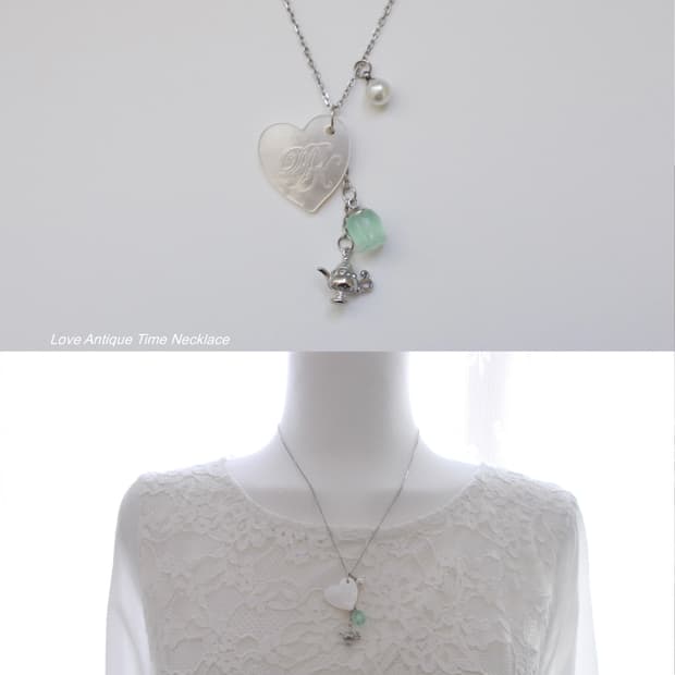 Love Antique Time Necklace (made)