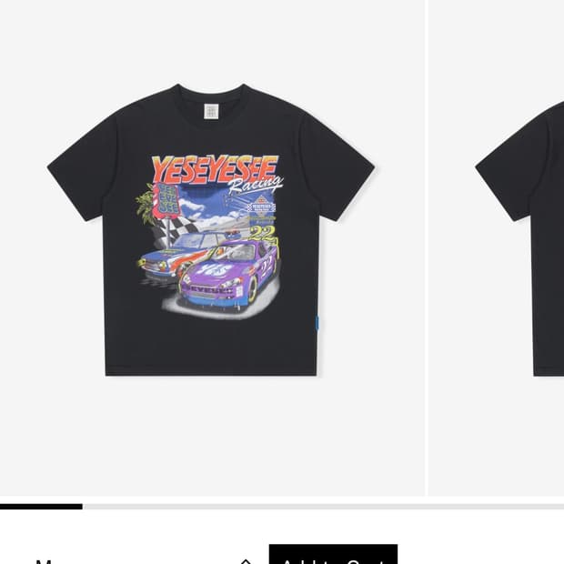 💚구매자무료나눔💚 예아씨 Racing 22 Tee 예스아이씨