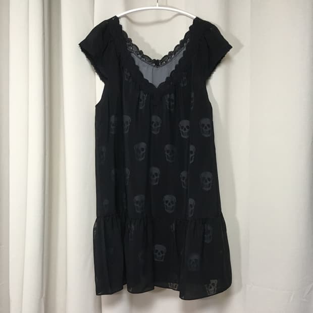 히스테릭글래머 skull tunic 원피스 (*택)