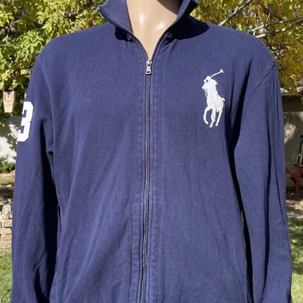 폴로 랄프 로렌 빅 포니 풀 집 업 자켓