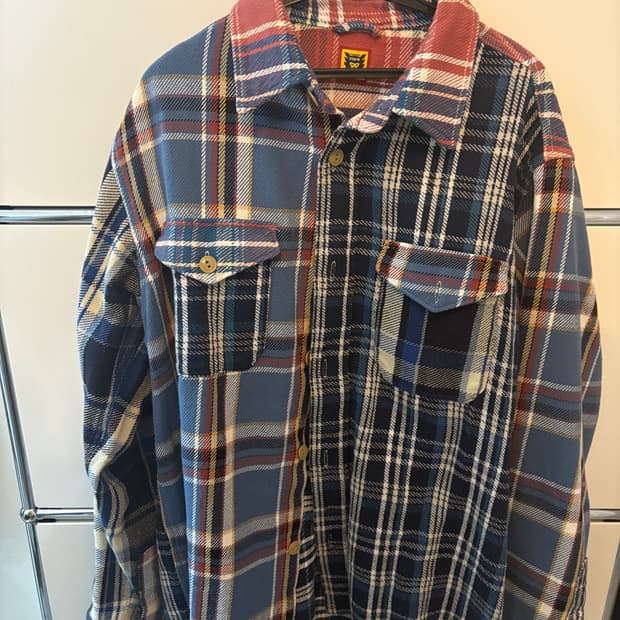 휴먼메이드 크레이지 플란넬 체크셔츠 M