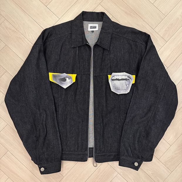 크리스토퍼 섀넌 오버핏 데님 자켓