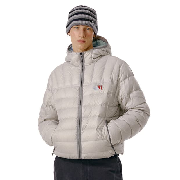 테켓 경량패딩 라이트그레이 Lightweight Down Jacket