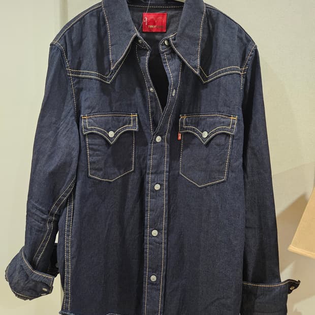 리바이스 타입원 데님셔츠 남녀공용