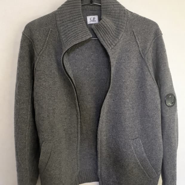 Cp컴퍼니 니트집업 그레이 M