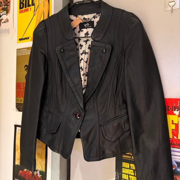 Ysb 양가죽 레더 자켓