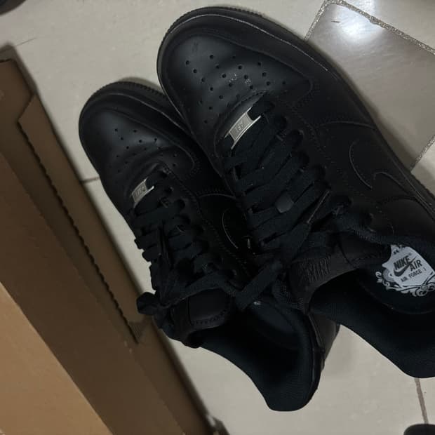 나이키 에어포스 블랙 260