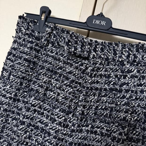 디올 런웨이 트위드 팬츠 48 (옷걸이,인보이스⭕️)