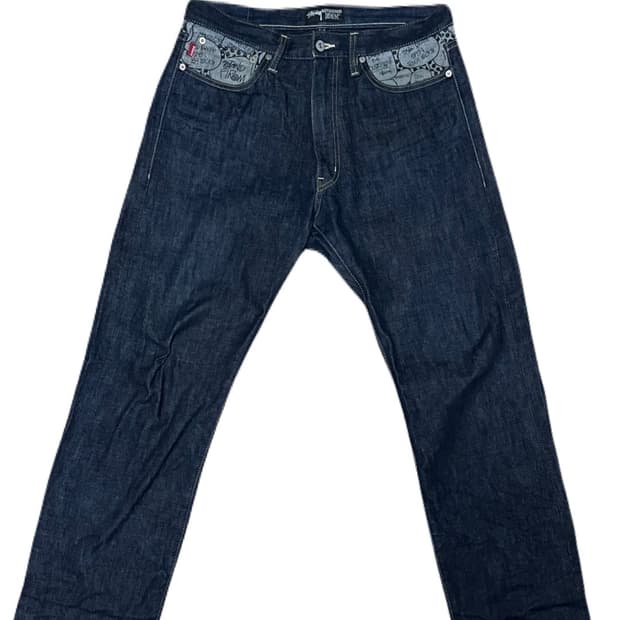 32) 00s STUSSY ROUGH&RUGGED DENIM