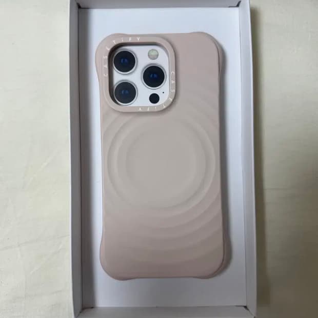 케이스티파이 리플 케이스 아이폰 15 pro 오트밀