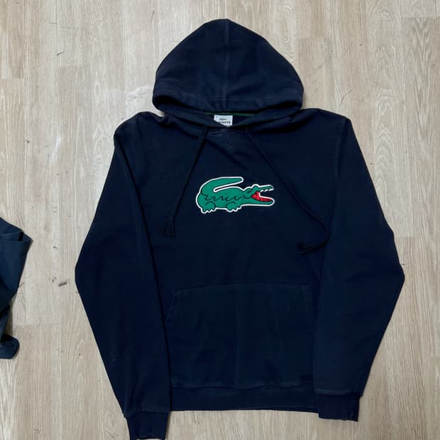 라코스테 빅로고 후드티 4사이즈 