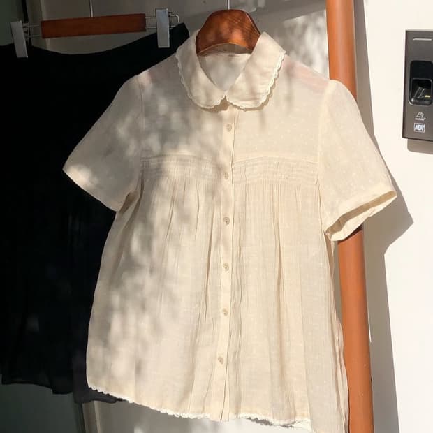 빈티지 블라우스