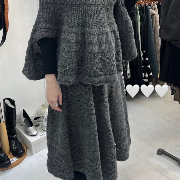 꼼데가르송 케이프 세트