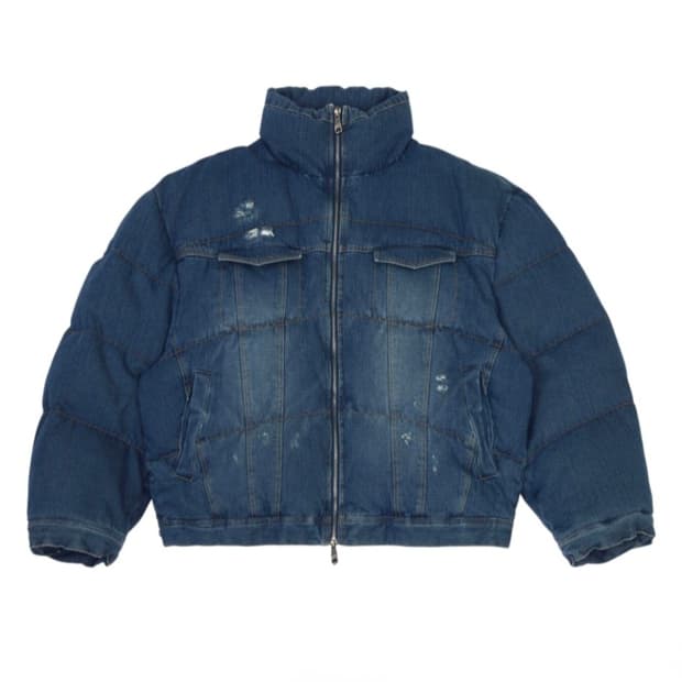 [M] 아더에러 녹스 퍼퍼 자켓 블루