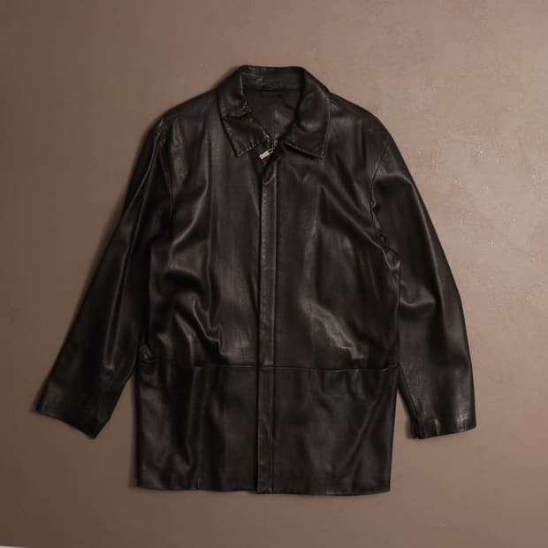 발렌시아가 집업 블레이저 레더자켓 A1648