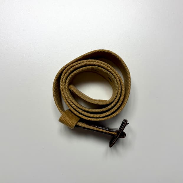 더블알엘(RRL) 서플러스 웨빙 천 벨트 (카키 / 32)