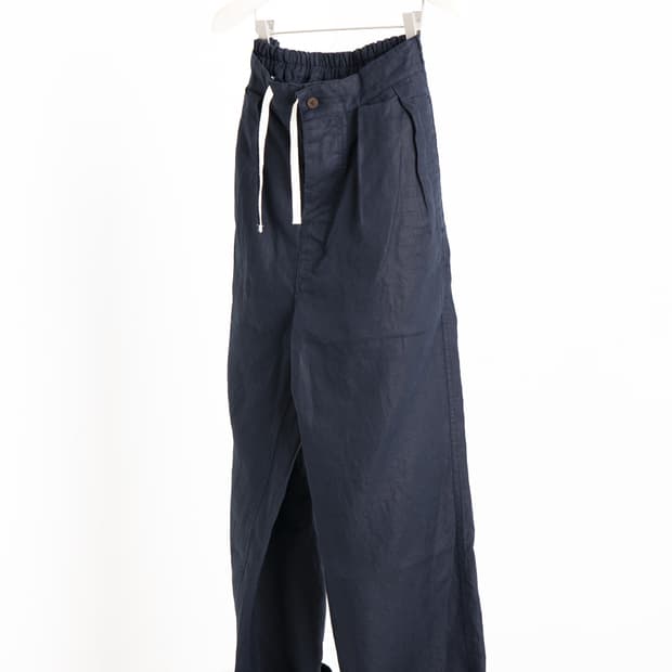 [L] 도큐먼트 린넨 페인터 팬츠 네이비 document