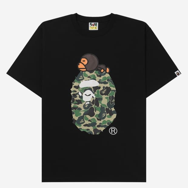 베이프 BAPE Camo Milo on Big Ape 티셔츠 반팔