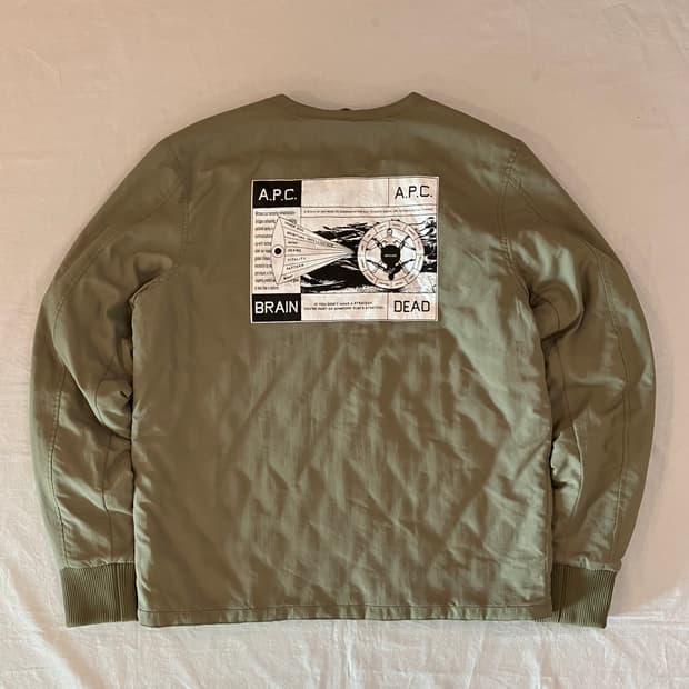 아페쎄 X 브레인데드 퀼팅 깔깔이 봄버 경량패딩