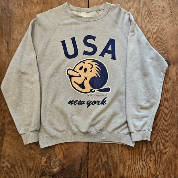 40s 50s 레어 빈티지 맨투맨 