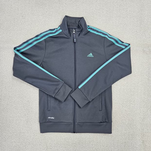 [90] 아디다스 여성 민트그레이 트랙탑집업 저지 자켓  1027JM1