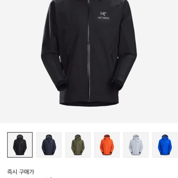 아크테릭스 베타 바람막이 xs