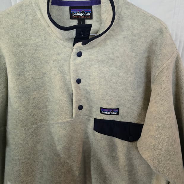 파타고니아 신칠라 플리스 M 아이보리