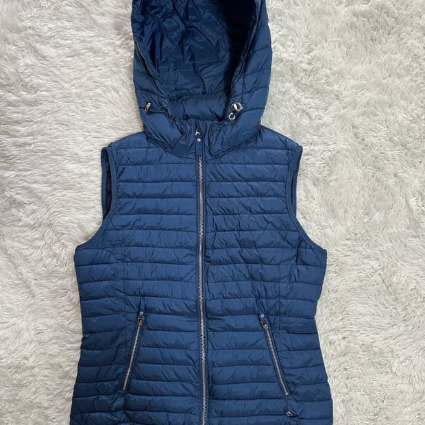 마시모두띠 여성 후드 패딩 조끼 S