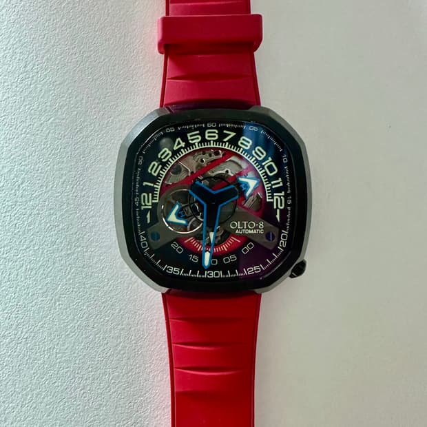 기계식 스켈레톤 올토8한정판 인피니티 오토매틱 희귀 대시보드 레이싱