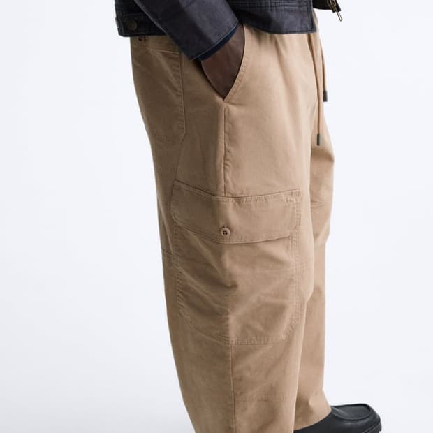자라 와이드 카고 팬츠